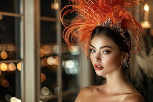 Soirée chic - coiffures avec un détail choc
