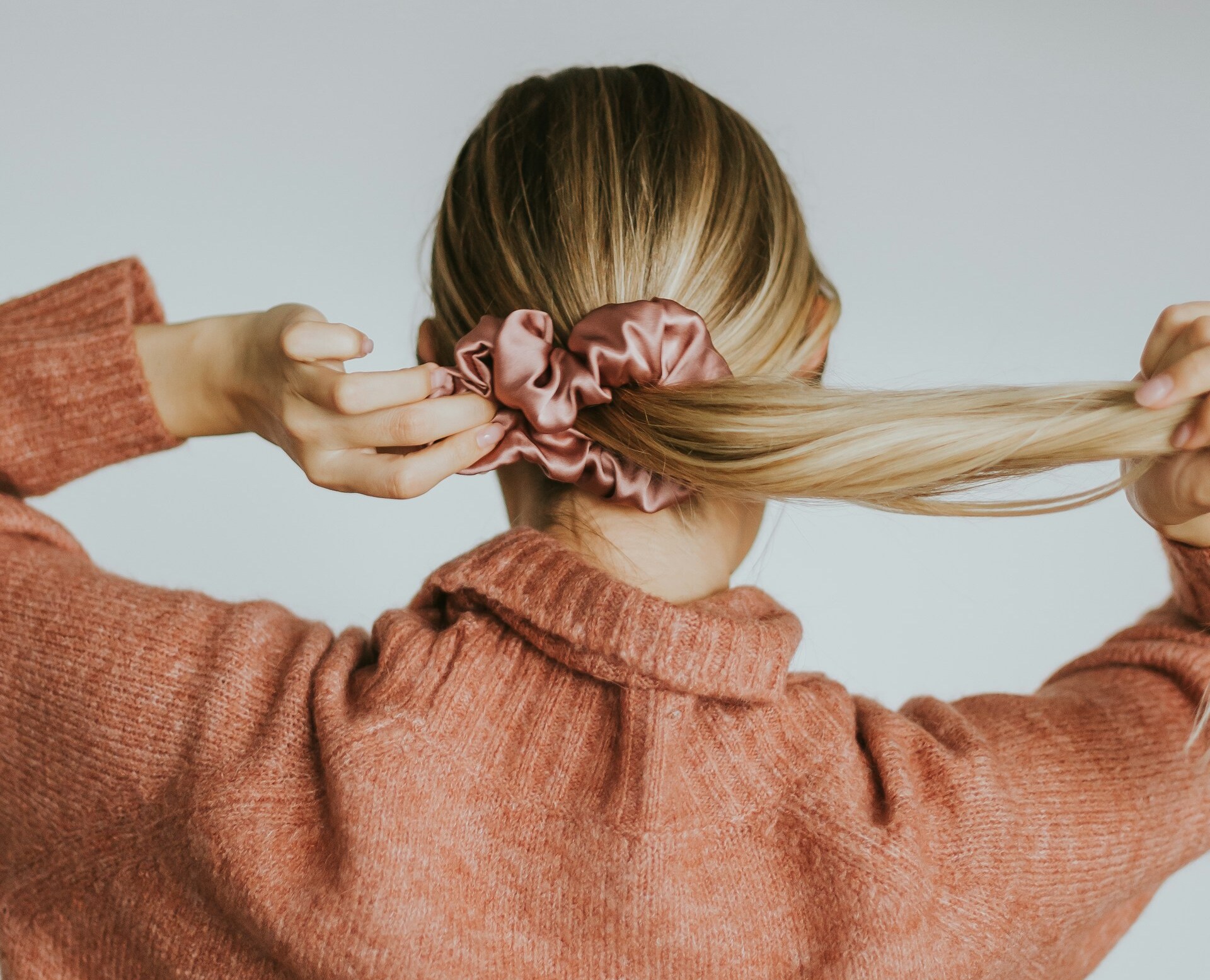 coiffure année 80 chouchou