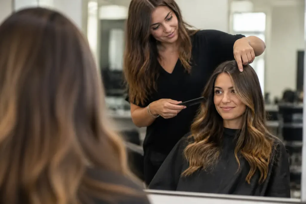 Quel balayage choisir pour illuminer des cheveux châtains