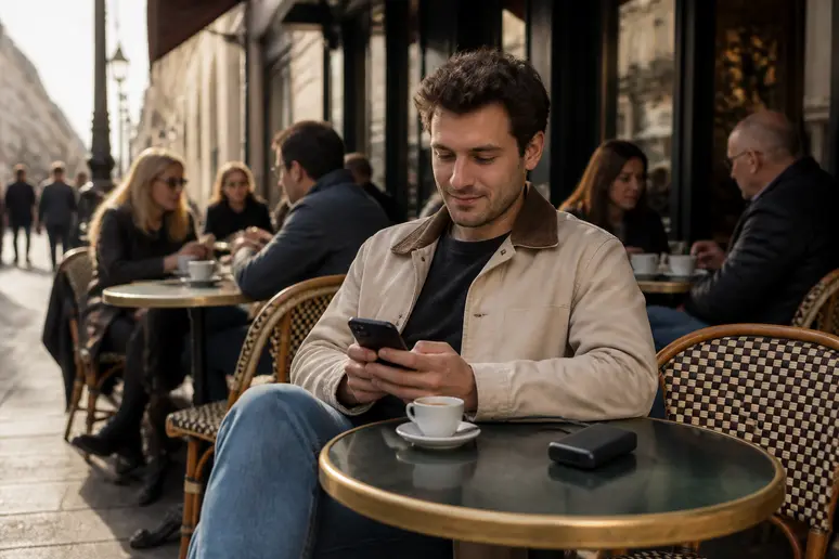 Accessoires essentiels pour un voyage serein, incluant chargeur et batterie externe, quoi mettre dans sa valise pour 1 semaine.