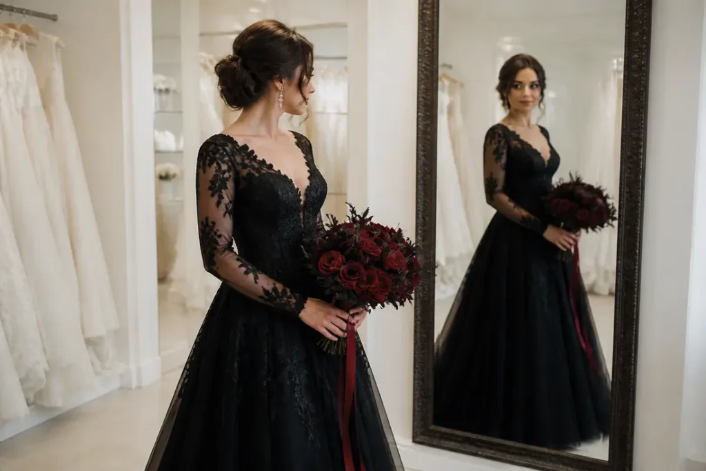 Pourquoi porter une robe de mariée noire le jour J ?