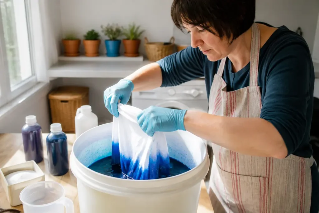 Comment teindre un vêtement à la main sans rater ses couleurs
