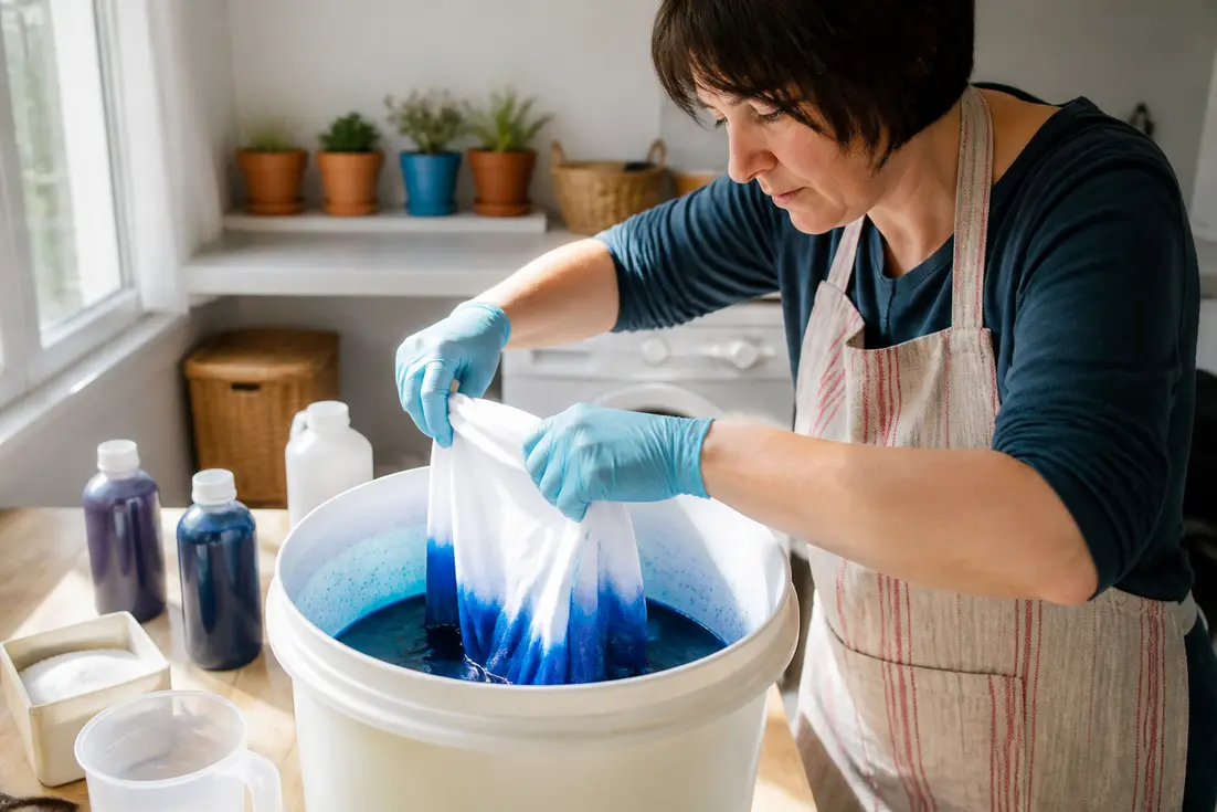 Comment teindre un vêtement à la main sans rater ses couleurs