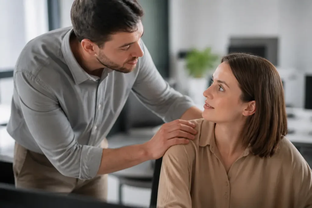 Que signifie réellement le fait de toucher l'épaule d'une femme ?